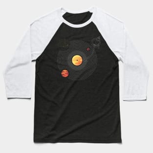 Solar system turntable Baseball T-Shirt